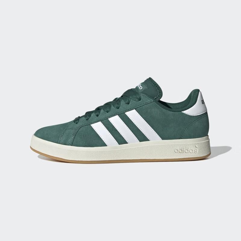adidas男女鞋 GRAND COURT BASE 00s简约舒适板鞋IH6187 JR7075