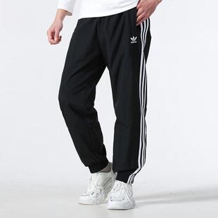 百搭针织束脚运动休闲长裤 KB2465 舒适时尚 adidas三叶草男裤