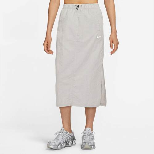 Nike/耐克高腰开衩半身长裙