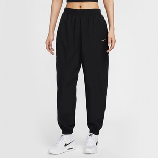 Nike/耐克 女士新款中腰舒适运动宽松休闲梭织长裤FV7669-010