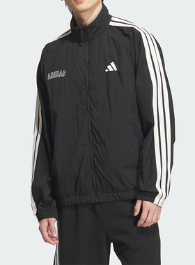 Adidas阿迪男装 潮流休闲立领长袖夹克外套KB9132 KC2835 KE4877