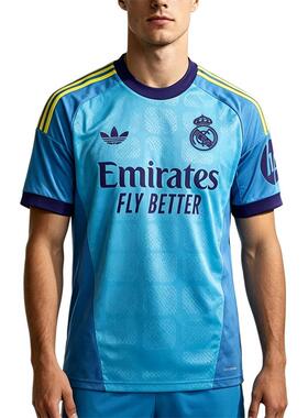 adidas三叶草 男子潮流时尚经典足球休闲圆领短袖T恤KC3983