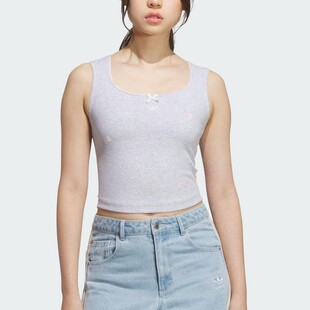 Adidas三叶草女装  舒适简约百搭休闲运动背心KC3103 KC5844