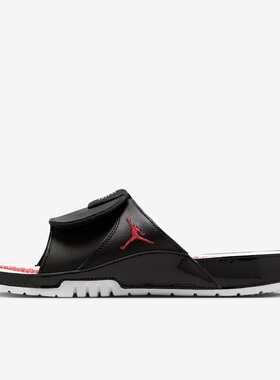 NIKE耐克男女鞋 Jordan Hydro11 Bred舒适百搭一字拖鞋FN2452-006