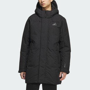 时尚 KC2513 经典 连帽羽绒服KC2512 KC2514 中长款 adidas阿迪男装