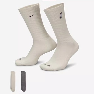 Nike耐克 男女新款运动休闲透气舒适耐磨中筒长袜 FB5709 DQ6394