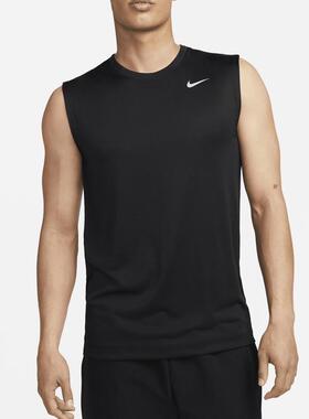 Nike耐克男装 简约时尚百搭运动休闲轻便透气无袖背心 DX0992-010