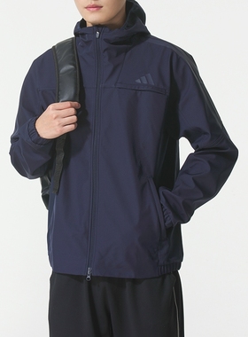 adidas阿迪男装 舒适宽松休闲连帽夹克外套KA1306 KA1307 KB7624