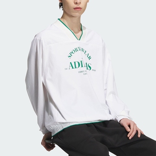 Adidas阿迪达斯男装  时尚百搭舒适休闲运动V领卫衣JE3669 IW5628