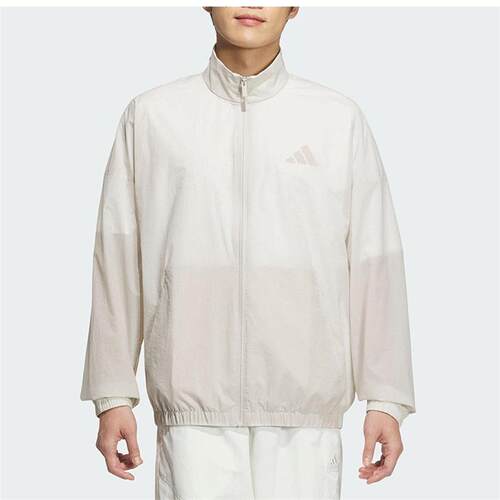阿迪达斯男装休闲立领夹克外套