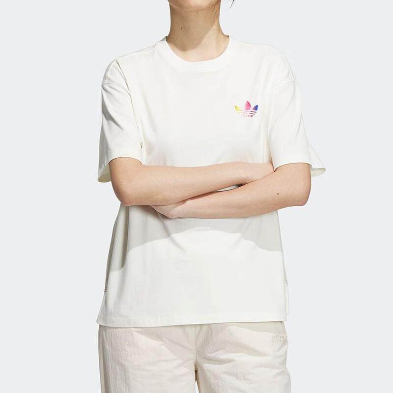 adidas三叶草女装 宽松休闲运动短袖T恤 IK8628 IM1830