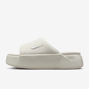 NIKE耐克女鞋 Calm Elevation舒适百搭厚底运动拖鞋HJ5601-100