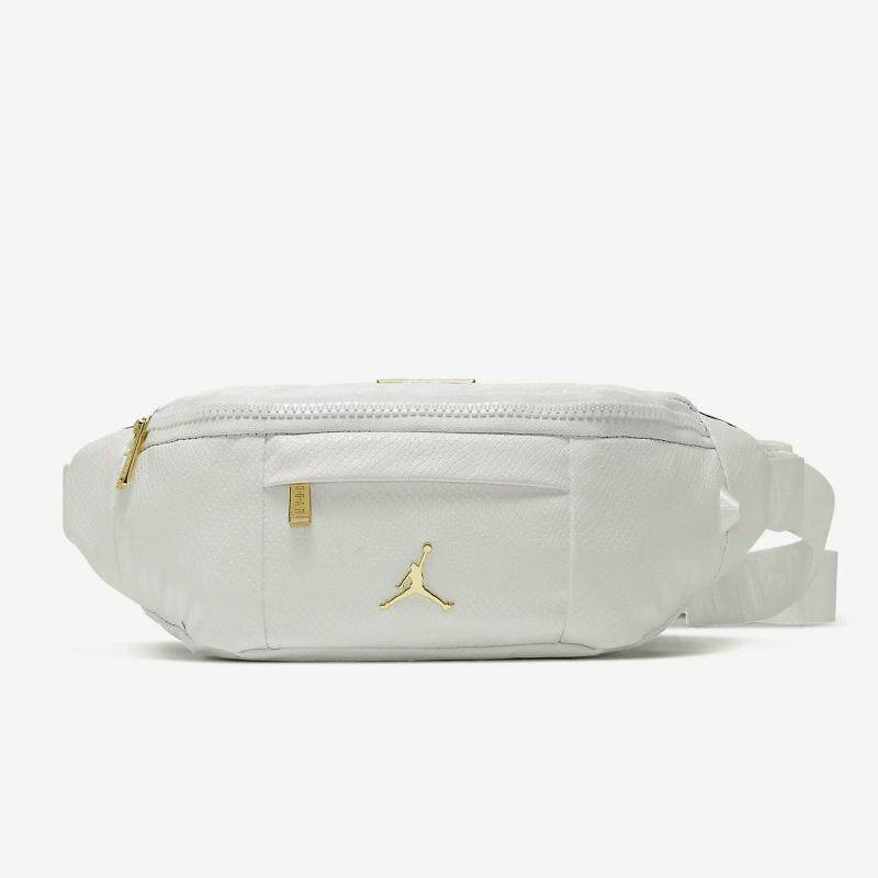 NIKE/耐克AIR JORDAN AJ皮革PU休闲斜挎包胸包腰包男女HA5507-100