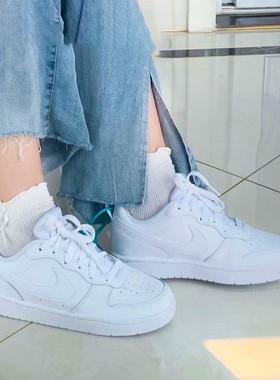 Nike耐克小童鞋 Court Borough休闲板鞋女BQ5448-007-100-103