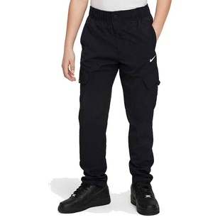 耐克大童新款 FD3239 OUTDOOR 梭织运动休闲长裤 010 PLAY工装 Nike