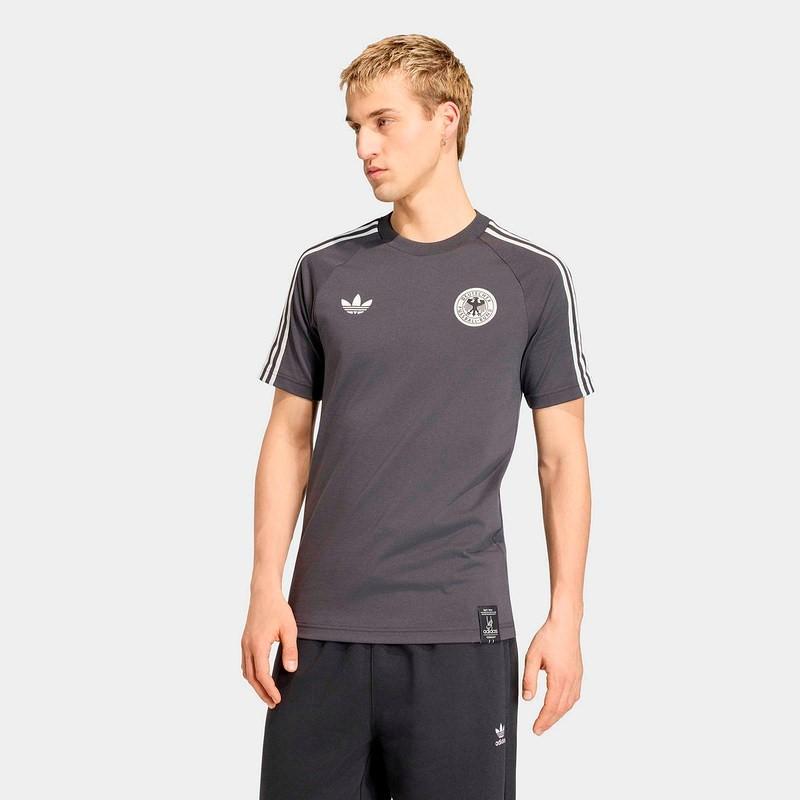 adidas三叶草 男子经典足球运动圆领短袖T恤KG5097 KG2288 KY7083 - 实物图