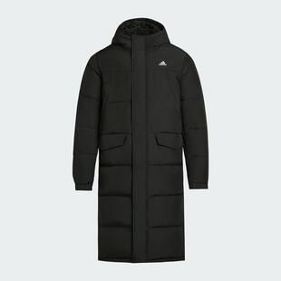 adidas阿迪男女装 时尚运动休闲百搭长款保暖连帽羽绒服KF6748