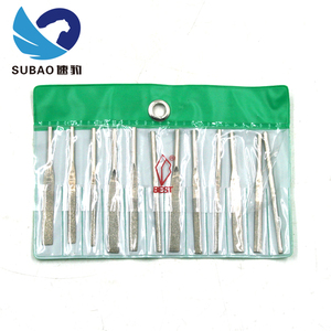 。超声波锉刀/钻石平斜锉刀组/金刚石锉刀/合金锉刀/12件装