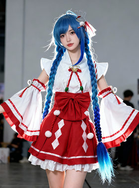 大乔伊势巫女cos服装角色扮演套装极乐净土和服动漫王者COS服