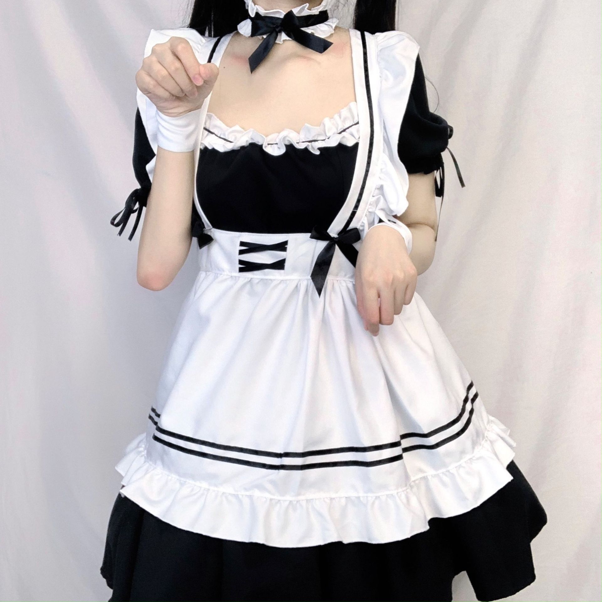S-4XL奇迹暖暖环游世界 红酒甜心Lolita女仆装 洛丽塔 角色扮演服