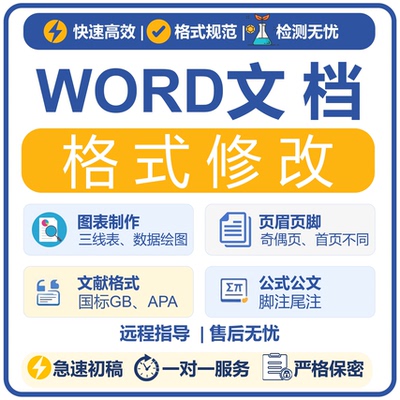论文格式排版修改word调整无忧硕博毕业目录页眉页码文献三线表图