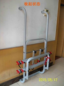 销房车车载自行车架两台跨窗式自行车架通用车架后背式伸缩自行车