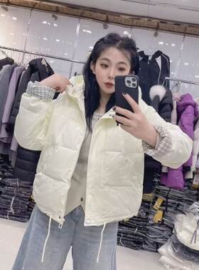 72度柏唯朵9212大码棉服女胖mm连帽棉衣200斤女装新款棉袄短款冬