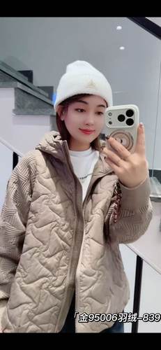 金影奇95006大码羽绒服女胖MM90白鸭绒200斤女装新款连帽棉衣外套