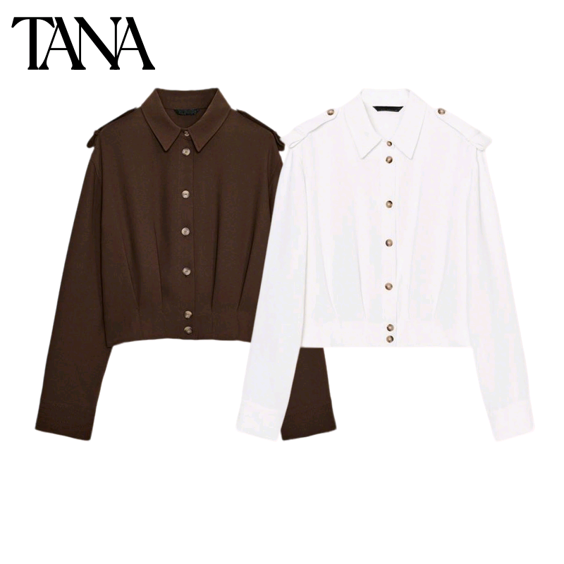 春季新品女装通勤风长袖翻领短款肩部绊带衬衫9291572 2112572,女装/女士精品,衬衫,淘宝优惠券,粉丝福利购,淘宝优惠卷