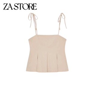 新品 下摆吊带上衣 女装 九分短裙式 3644250 休闲风直领无袖 春季