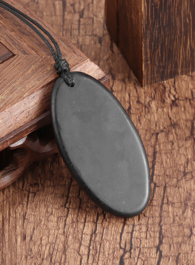男女款俄罗斯次石墨橄榄型吊坠
