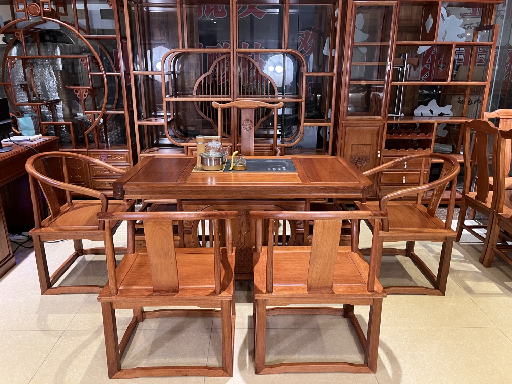 实木泡茶喝茶台桌复古