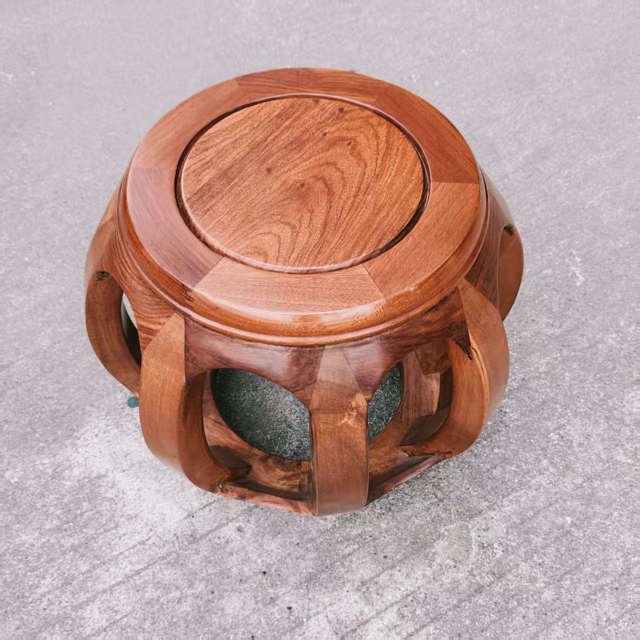 红木鼓凳非洲黄花梨木古凳实木圆凳茶几全实木矮凳中式复古高端凳,住宅家具,红木椅凳,淘宝优惠券,粉丝福利购,淘宝优惠卷