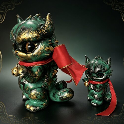 顽咖工作室原创 | MIOSLA 青铜喵斯拉 SOFUBI 潮玩