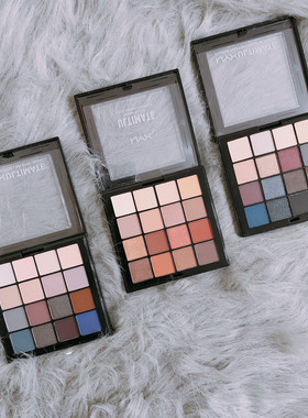 美国NYX ULTIMATE16色眼影盘高光大地色哑光暖色调 268替代