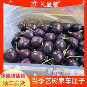 艺术家4-7J黑车厘子空运2斤礼盒