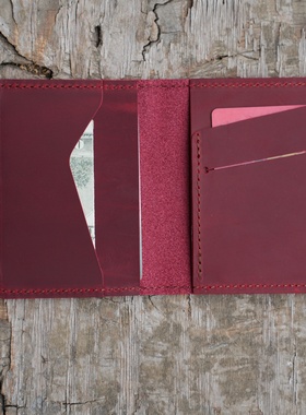 真皮男钱包头层牛皮证件夹皮套手工复古疯马皮卡包驾照保护套