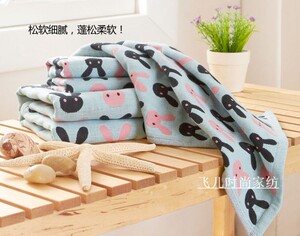 加大成人三层纱布纯棉浴巾柔软透气吸水草莓可爱包邮不掉色不掉毛