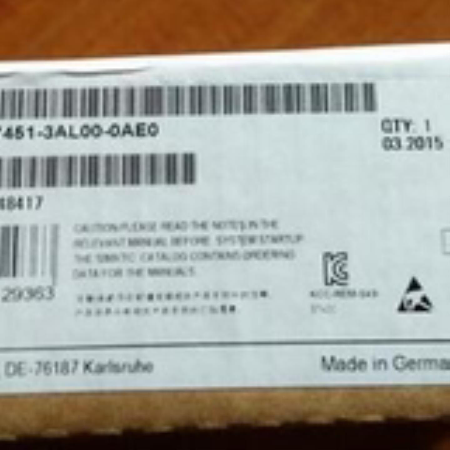 6ES7 451-3AL00-0AE0 S7-400PLC模块 6ES7451-3AL00-0AE0