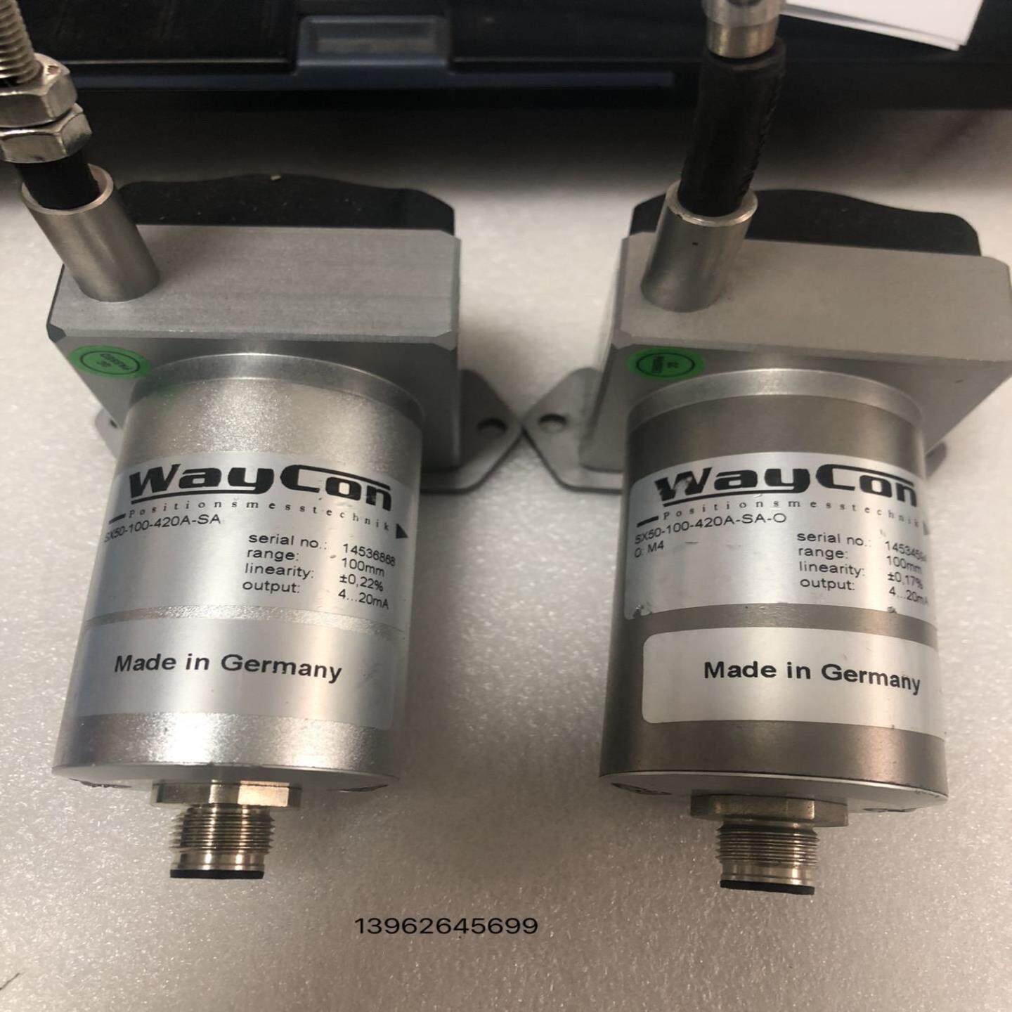 德国WAYCON原装拉绳位移传感器SX50-100-420A-SA 实物拍摄议价