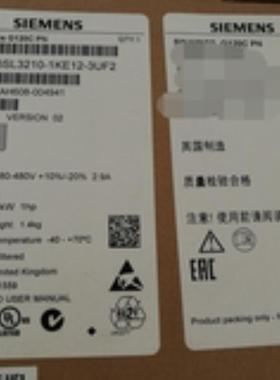 G120C高性能变频器 6SL3210-1KE14-3UP2 PDP 3AC
