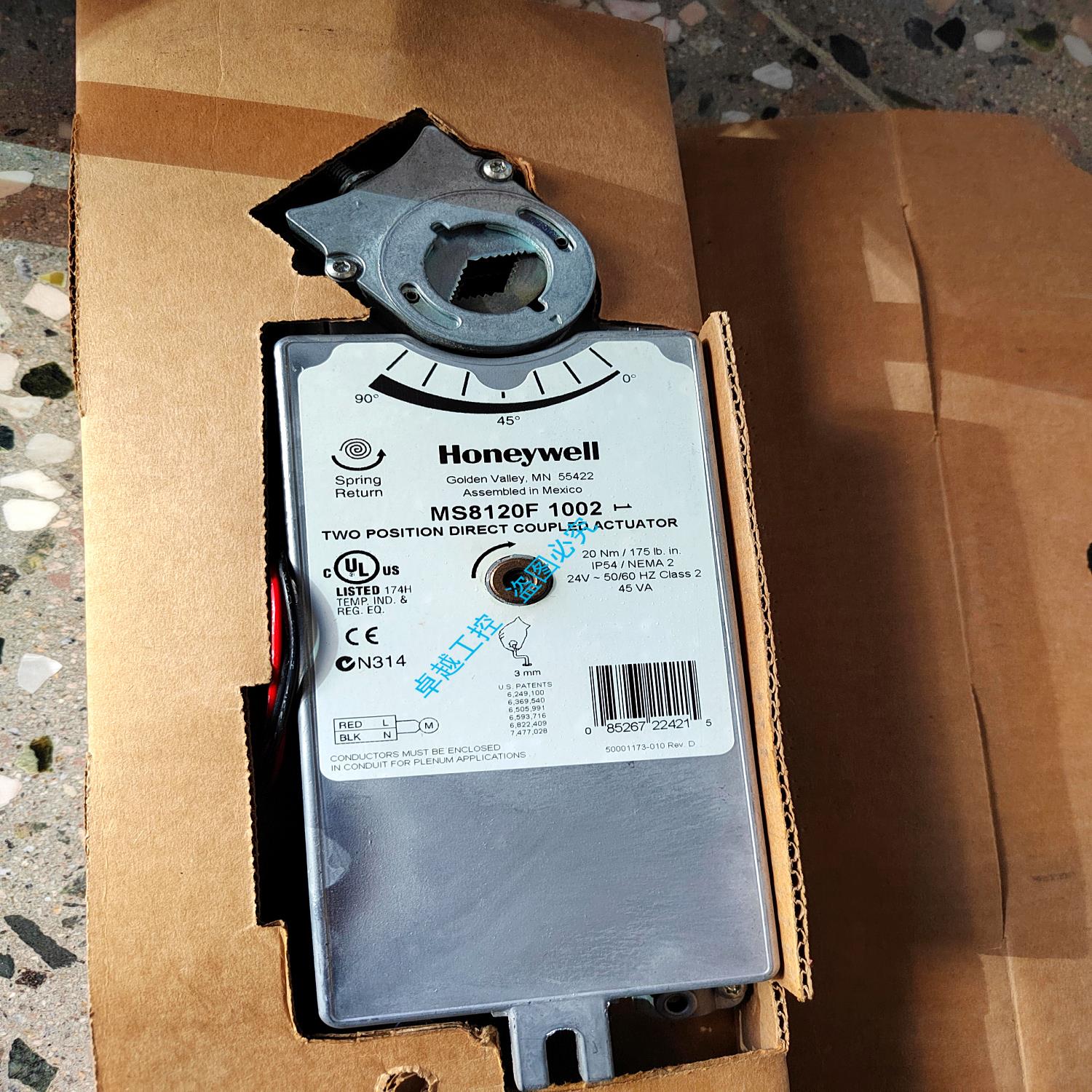 霍尼韦尔 MS8120F 1002 执行器 品牌多渠道广型号全议价
