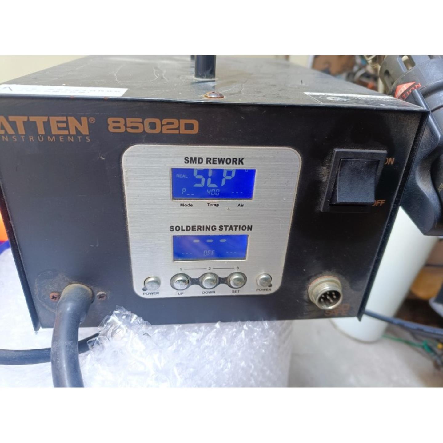 二手ATTEN安泰信电烙铁热风枪二合一AT8502D 两用数