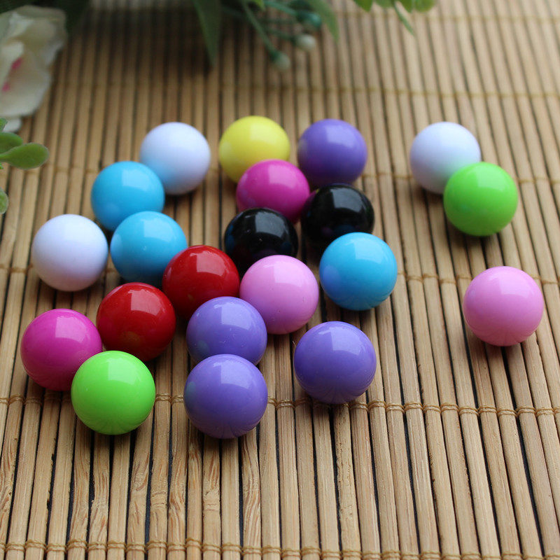 手工珠子饰品配件亚克力无孔