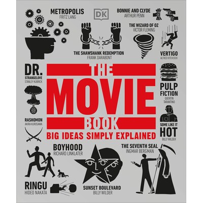 预订 电影书:大创意的简单解释 DK Big Ideas DK 人类的思想系列 表演艺术 - 电影 - 历史与批评 英文版 The Movie Book: Big Ide