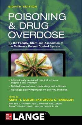 [预订]Poisoning and Drug Overdose, Eighth Edition 9781264259083