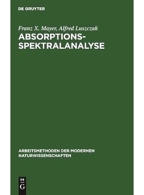 预订 Absorptions-Spektralanalyse: 9783111277127