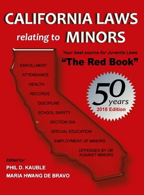 预订 California Laws Relating to Minors: 