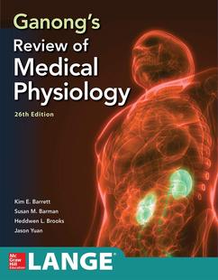 预售 英文原版 迦农医学生理学评论 第26版 Ganong's Review of Medical Physiology, Twenty sixth Edition