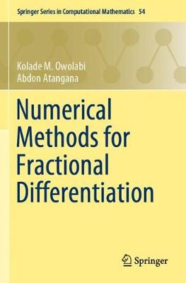 【预订】Numerical Methods for Fractional Differentiation